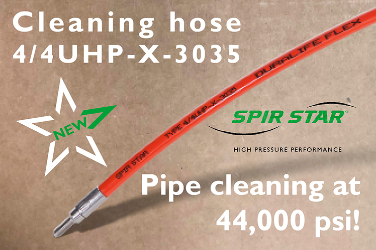 SPIR STAR AG - Rohrreinigungsschlauch - Tube Cleaning Hose - 4/4UHP-x-3035